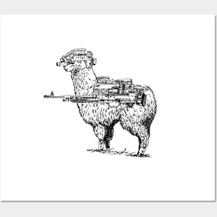 Combat Llama Posters and Art